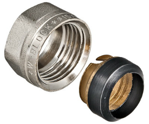 Соединитель обжимной 15х1/2" для медной трубы VALTEC*