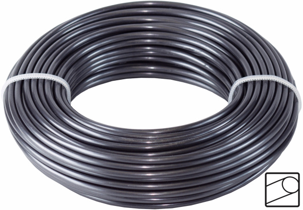 Леска д/триммера 2.4х15м круг (алюм) Gold