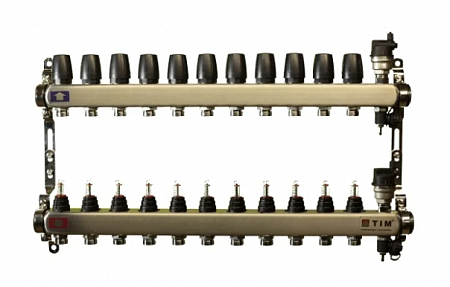Колл. группа 1"х11х3/4" с расход. (нерж.) TIM