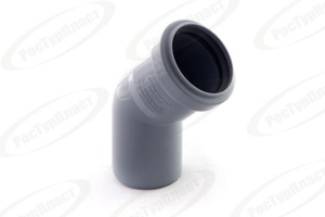 Отвод Ду110/67* серый PRO AQUA (35)