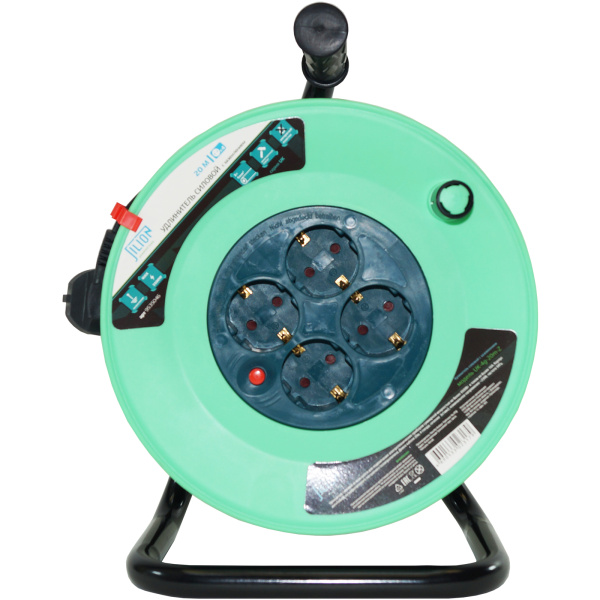 Катушка с кабелем 4 гнез. х 20м с/з 3х1 (16А, 3500Вт)