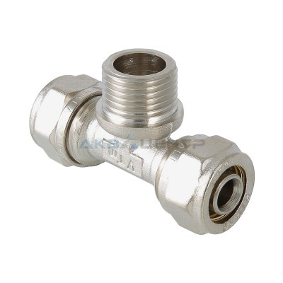 Тройник м/п 26х3/4"х26 ц/ш/ц VALTEC*