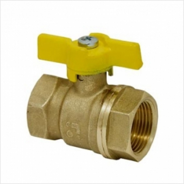 Кран шаровый ГАЗ Ду20 ГГ бабочка (11б27п1) Бологое