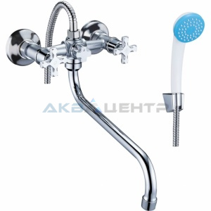 Смеситель д/ванны JIK7-A102-А (35 см) двухвентильный Смеситель д/ванны JIK7-A102-А (35 см) двухвентильный