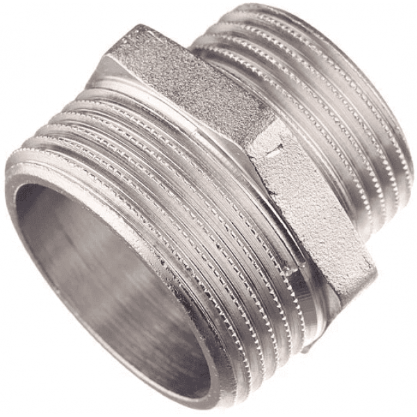 Ниппель 1 1/4"х 3/4" НР никель VALTEC*