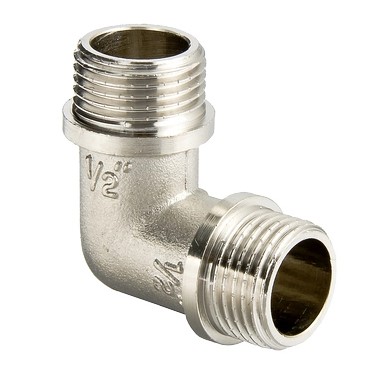 Угольник 3/4" НР никель VALTEC*