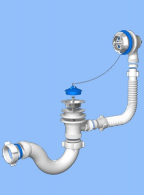 Обвязка д/ванны 11/2" 40 вып. перел. АНИ (Е150)