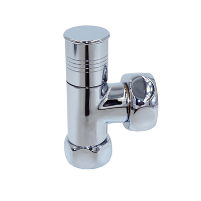 Кран 1"х3/4" для уг/соед ГГ (круг, хром)