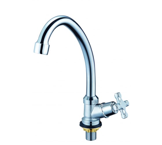 Смеситель "МОНО" на гайке JIK1-A 102-A (12 см)