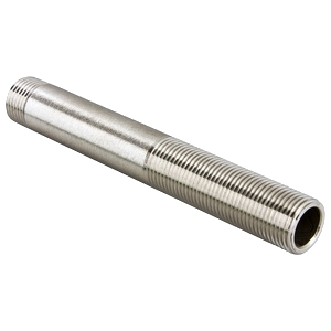 Сгон 1/2" х 100мм НР никель VALTEC*