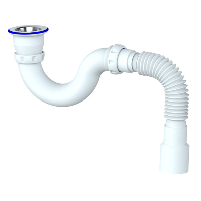 Сифон 11/2" * 40 душ. поддона с гофр. 40/50 Unicorn (G32)