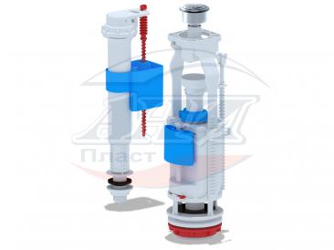 Арматура н/п 2х кнопочная хром. АниПласт