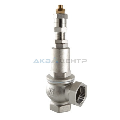 Клапан предохранительный регулир.  1-12 bar  1/2" Valtec уп. 6/96