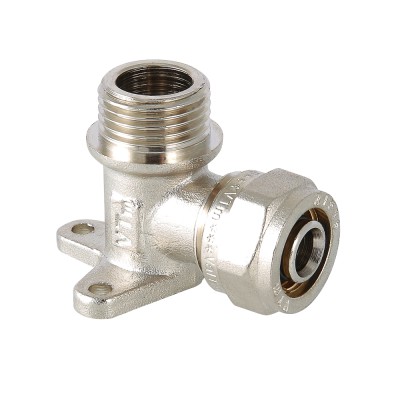 Угольник м/п 16х1/2" ц/ш с креплением VALTEC*