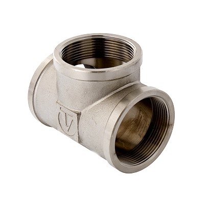 Тройник 2" В/В/В никель VALTEC*