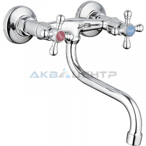 Смеситель настенный JMX12-A605 (23 см) двухвентильный