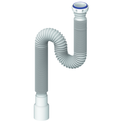 Гофра 11/2"х40/50 L=1200 мм с гайкой D125 Unicorn