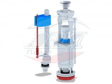 Арматура н/п 1 кнопочная хром. АниПласт