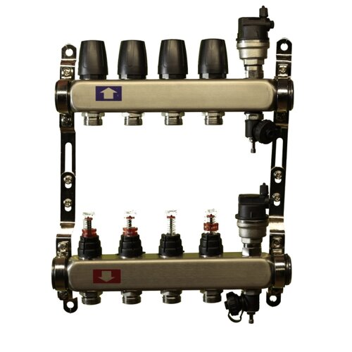 Колл. группа  1"х4х3/4" с расход. (нерж.) TIM