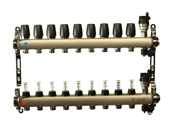 Колл. группа  1"х9х3/4" с расход. (нерж.) TIM