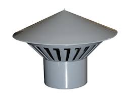 Зонт вентиляционный 110 ПП серый