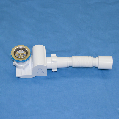 Сифон 11/2" * 40 душ. поддон/кабинк, Бриг плоский, с гофрой 40/50 АНИ (Е615) АНИ Пласт