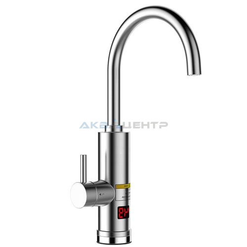 Кран-водонагреватель п/типа д/кухни 3 кВт (НЕРЖ) AquAKratos Кран-водонагреватель п/типа д/кухни 3 кВт (НЕРЖ) AquAKratos