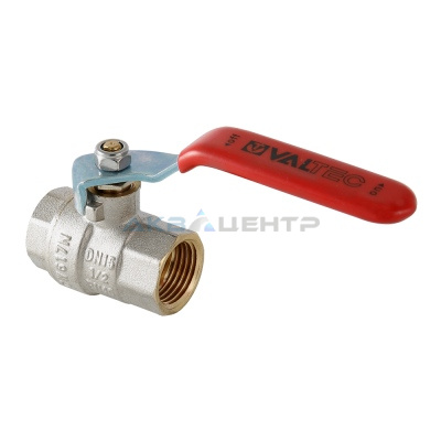 Кран шаровый Ду20 ГГ рычаг (никель) VALTEC