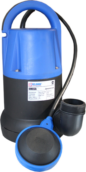 Дренажник 400 Вт/5м/1 1/4"/7.5 m3/ч (П) Omega Belamos