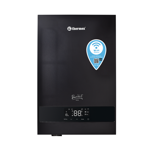 Электрокотел 12 кВт Wi-Fi (3/4") 1 контур (220/380) THERMEX Boss (Чёрный)