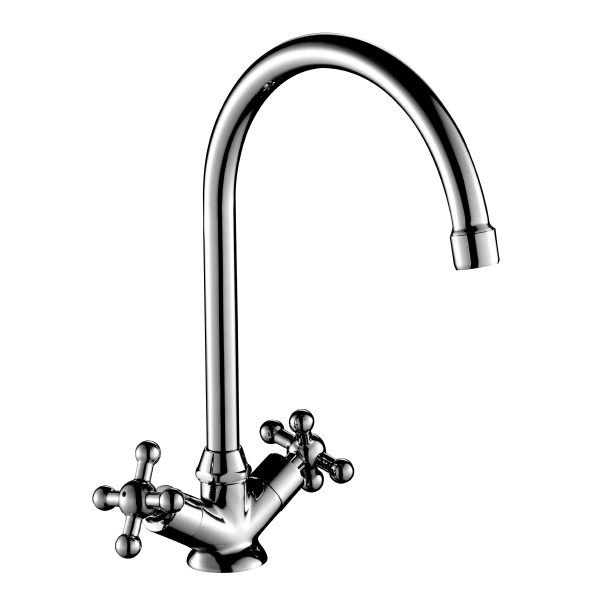 Смеситель д/кухни G02-72 (19 см) двухвентильный