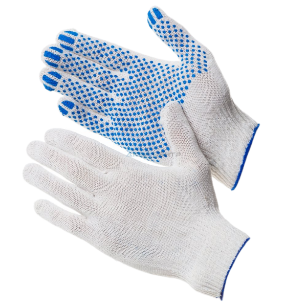 Перчатки ХБ с ПВХ Точка 10 класс Перчатки ХБ с ПВХ Точка 10 класс