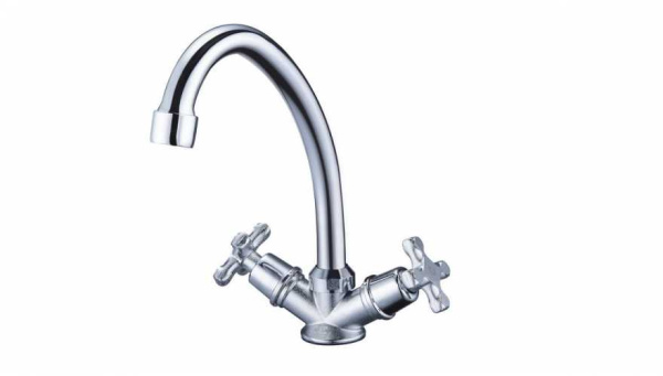 Смеситель д/кухни JIK4-A102-А (12 см) двухвентильный