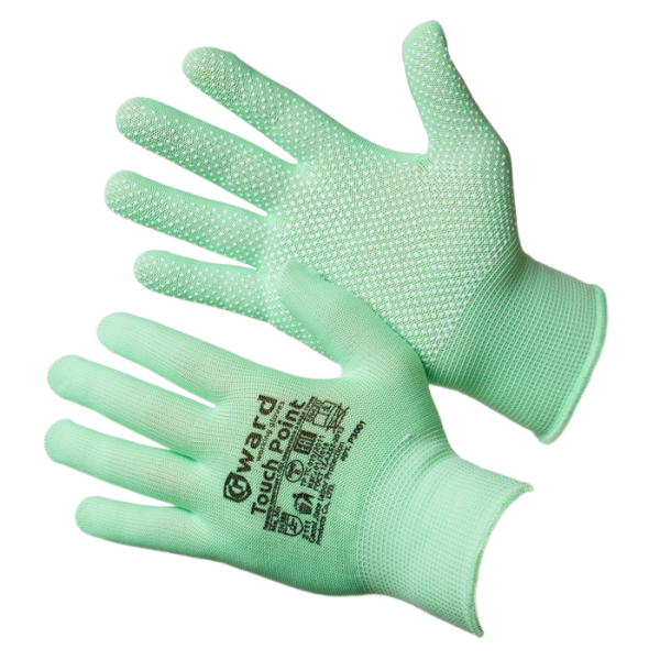 Перчатки нейлоновые "Touch Point " с микроточкой