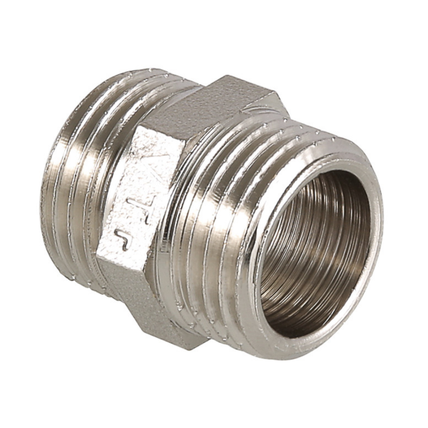 Ниппель 1/2"х1/2" НР никель VALTEC*
