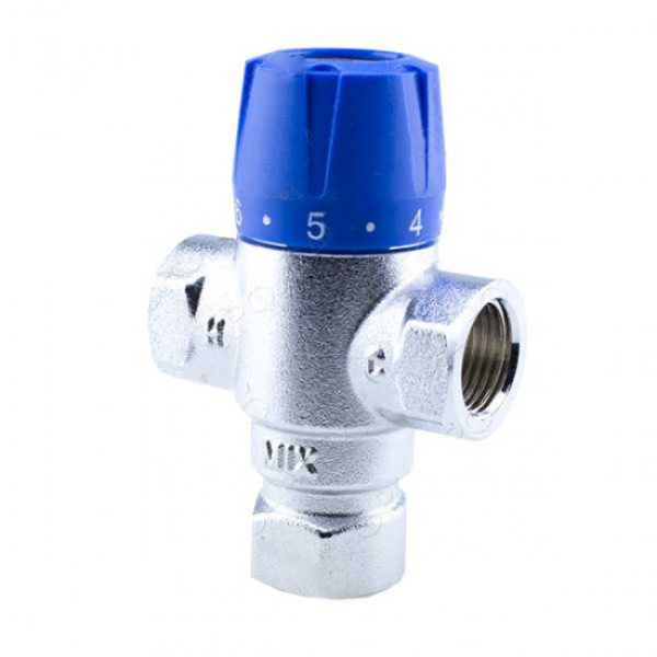 Клапан  3/4" (30-65'C) термосмесительный TIM