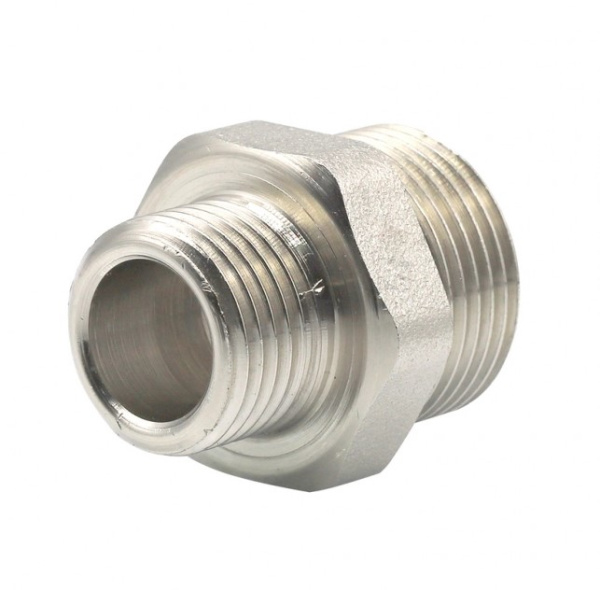 Ниппель 3/4"х 1/2" НР никель VRT