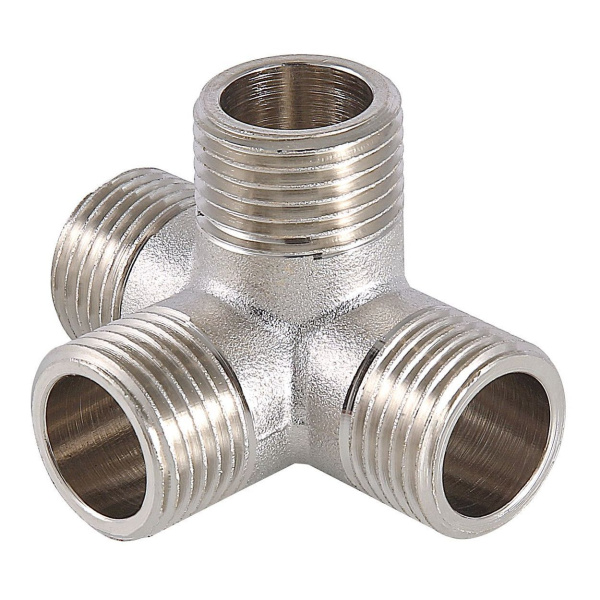 Крестовина 1/2" НР двухплоскастная VALTEC*