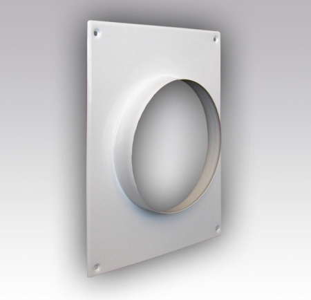 Площадка торцевая. д/воздуховода D130 130ПТМ металл