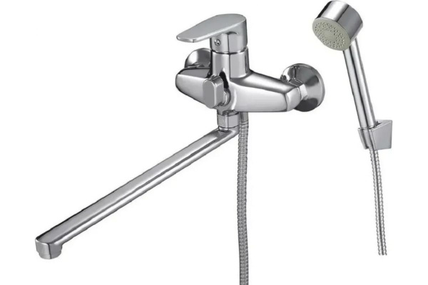 Смеситель д/ванны ZIG7-A166 (32 см) ручка, 40к