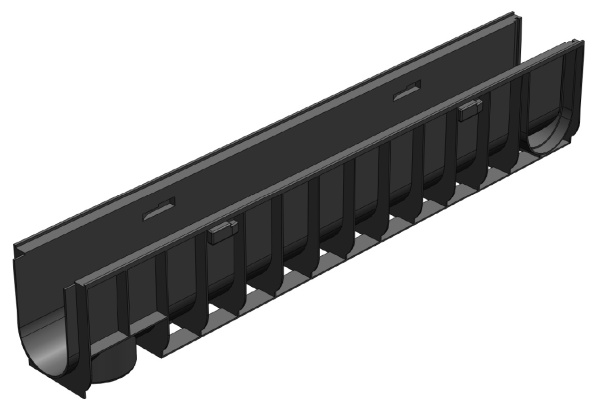 Лоток DN100 H185 "ЛВ-1.14,5.18,5" (П) "Гидролика" *АКЦИЯ*