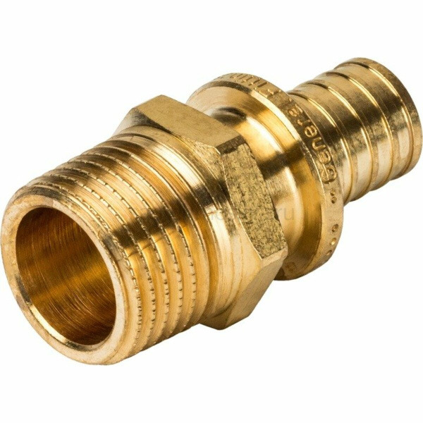 Переходник 16 х 3/4" НР аксиальный STOUT