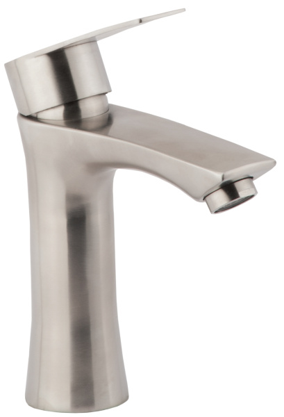 Смеситель д/раковины (ОС 11522) б/п, нержавейка, гайка, ручка, 35к