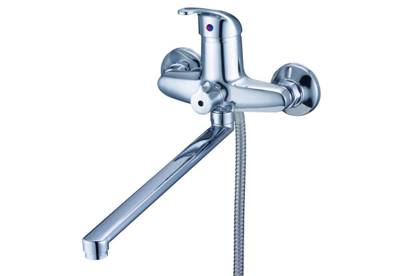 Смеситель д/ванны LUN7-A031 (40 см)  ручка, 40к