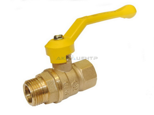 Кран шаровый ГАЗ Ду25 ГШ рычаг БЕЗ ККМ!! (нал)