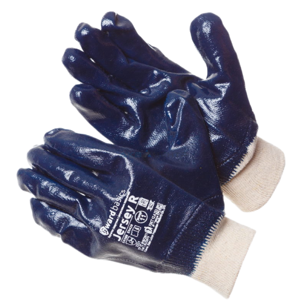 Перчатки нитриловые Jersey-R с манжетом Перчатки нитриловые Jersey-R с манжетом