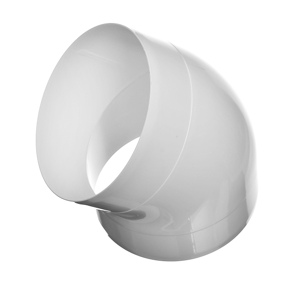 Колено D100 (45°) круглое ПВХ 100 КПП Эвент