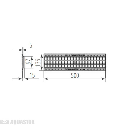 Решетка пластик 100-2