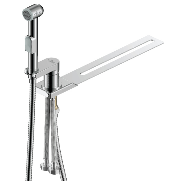 Смеситель с гигиеническим душем X25-56, ручка, 25к