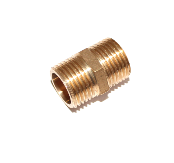 Нипель Ду 1/4"х1/4" НР латунь
